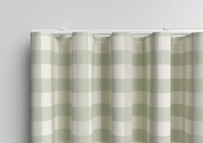 Gingham, Bud Green - Made to Measure Curtains - Image 13